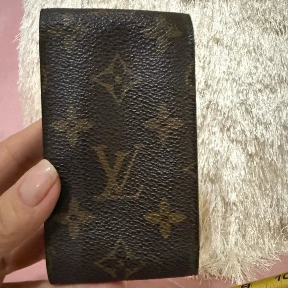 VINTAGE SUPER RARE Authentic Louis Vuitton Mono Lipstick Cigarette Card Holder - Picture 3 of 7